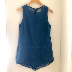 Denim romper